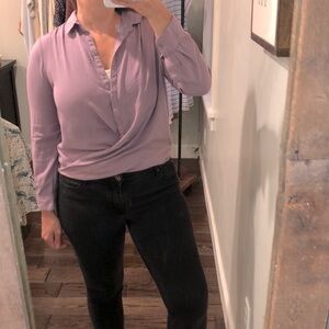 BEACH Lunch Lounge small lavender soft blouse